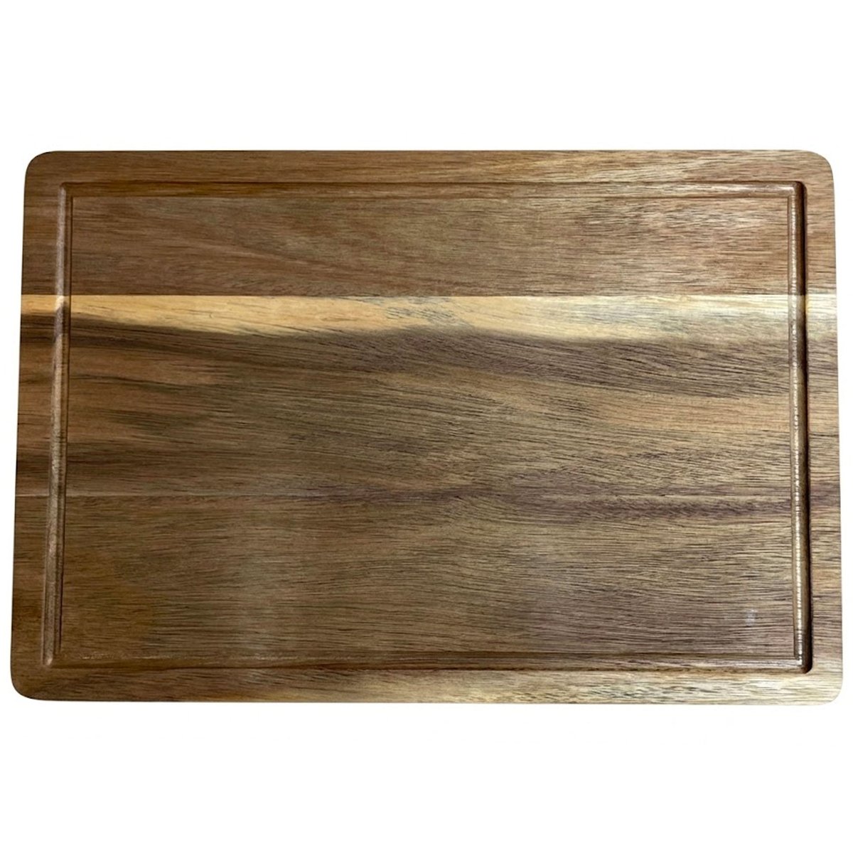 Planche à découper rectangulaire en bois d'acacia 37x25cm bois, WADIGA