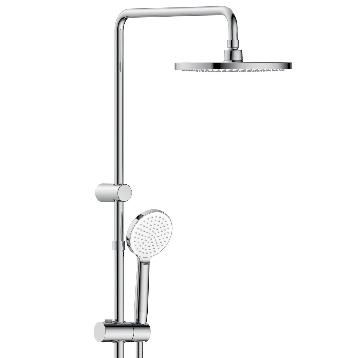 Lot de 2 colonnes de douche thermostatique, ESSENTIAL chrome, SENSEA