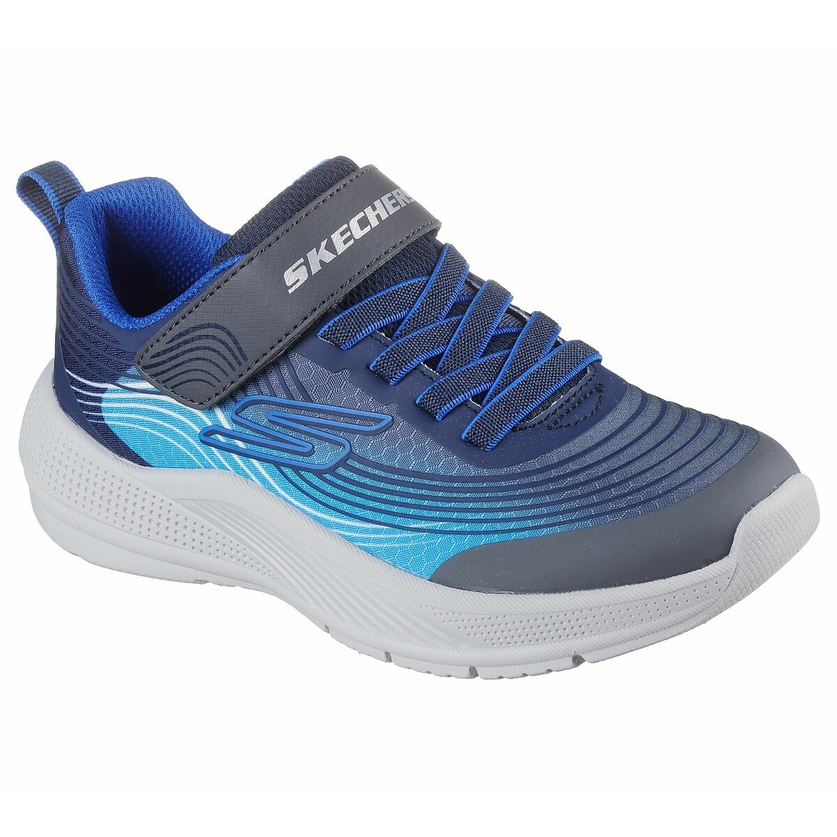 Scarpe da ginnastica Microspec Advance blu, SKECHERS