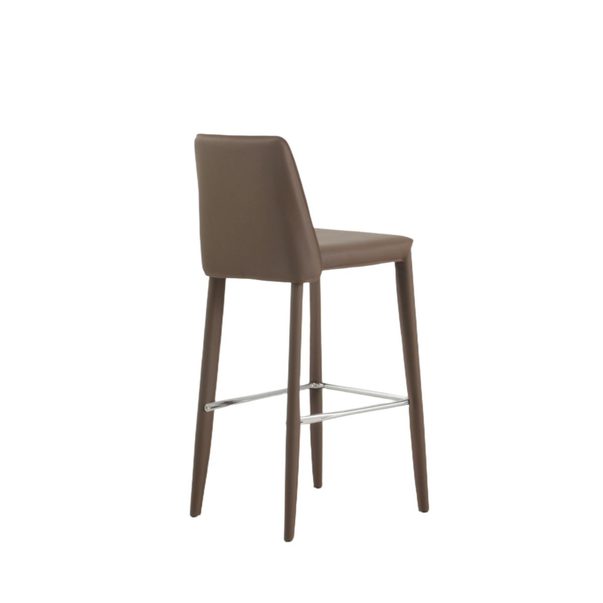 Tabouret de bar en simili avec repose-pieds (lot de 2) CORTINA marron, PIER IMPORT