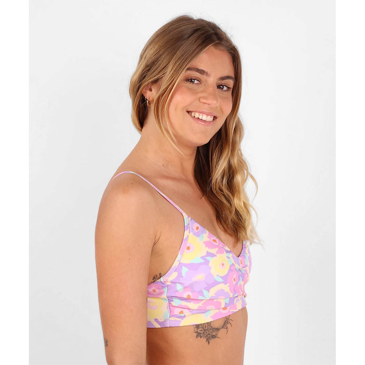 Brassière drapée imprimée MEL pacific purple, OXBOW