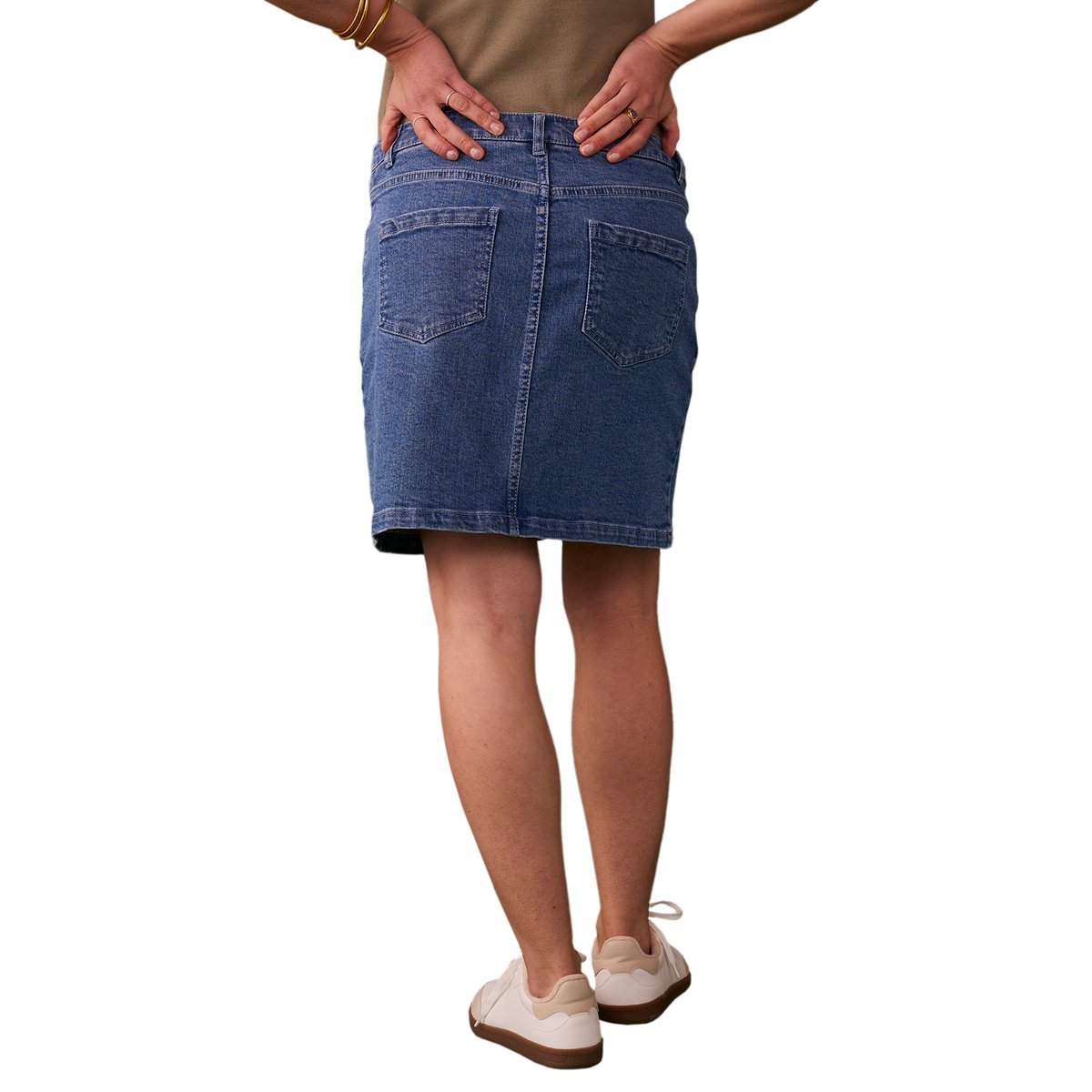 Jupe en jean courte grossesse stone, ENVIE DE FRAISE