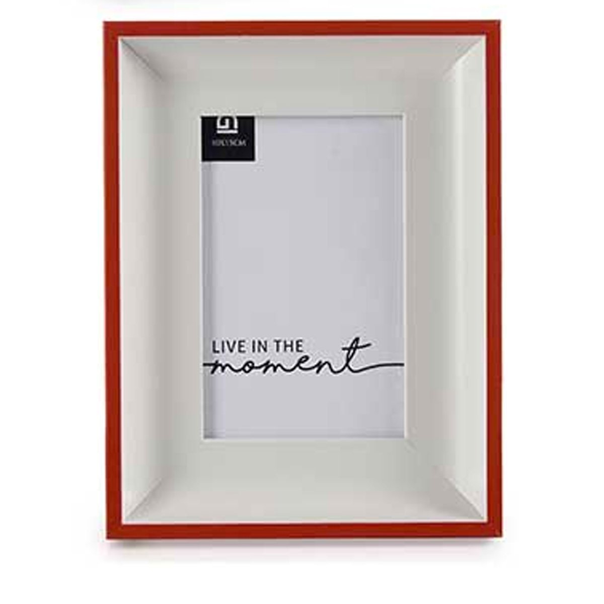 Cadre photo mural ou à poser blanc et rouge 10x15cm rouge, WADIGA