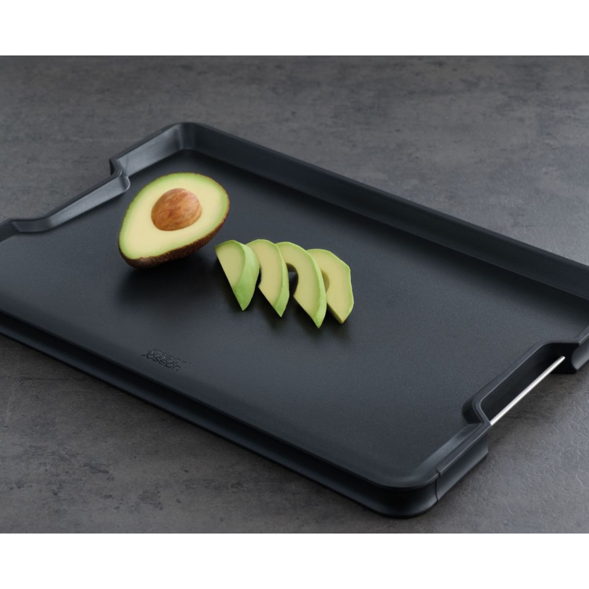 Planche à découper Cut & Carve Plus grand modèle noir noir, JOSEPH JOSEPH