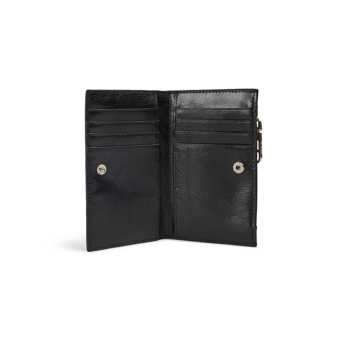 Porte-monnaie en cuir, OSHI noir, NAT & NIN