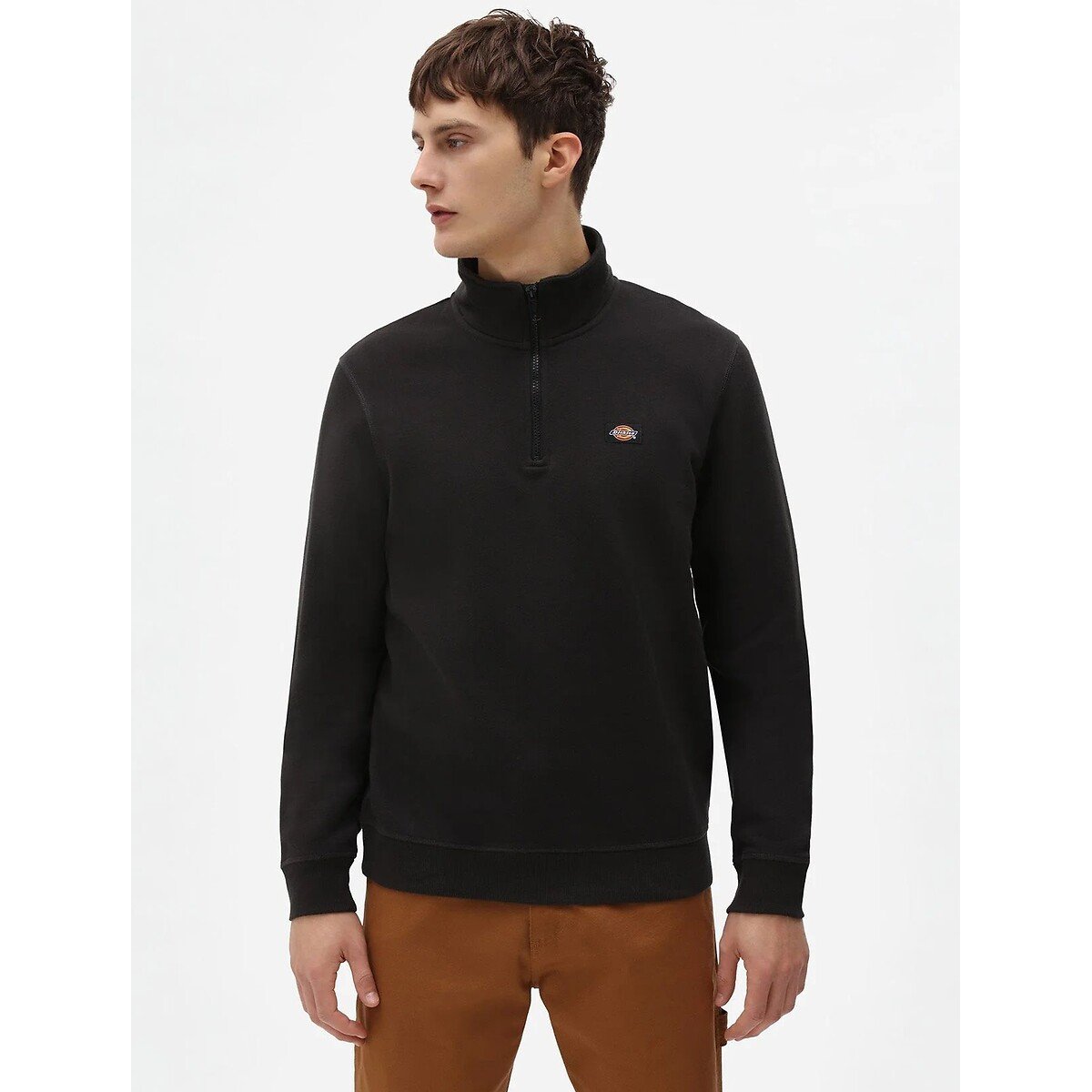 Sweat demi-zippé, Oakport noir, DICKIES