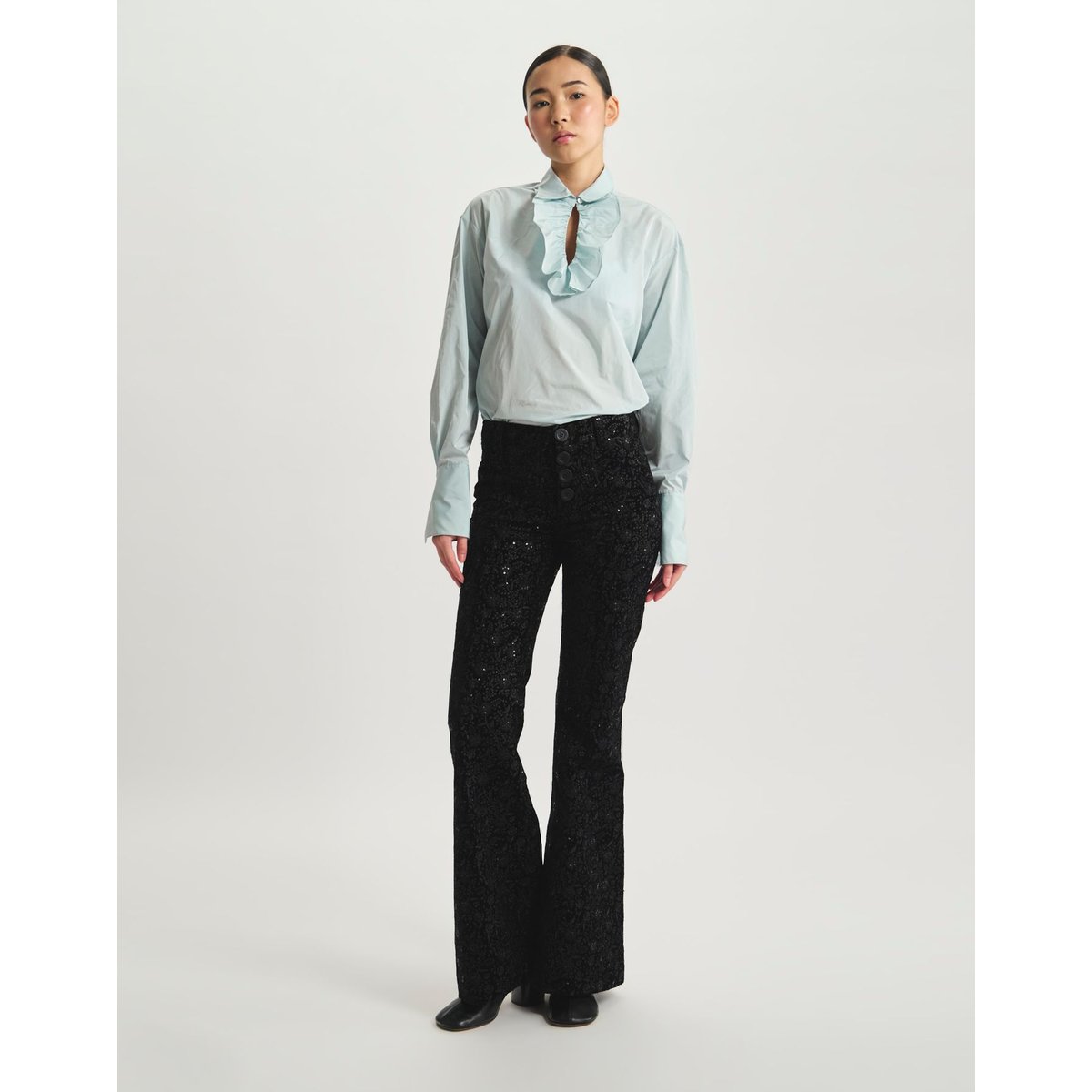 Pantalon Charlotte noir, INES DE LA FRESSANGE PARIS