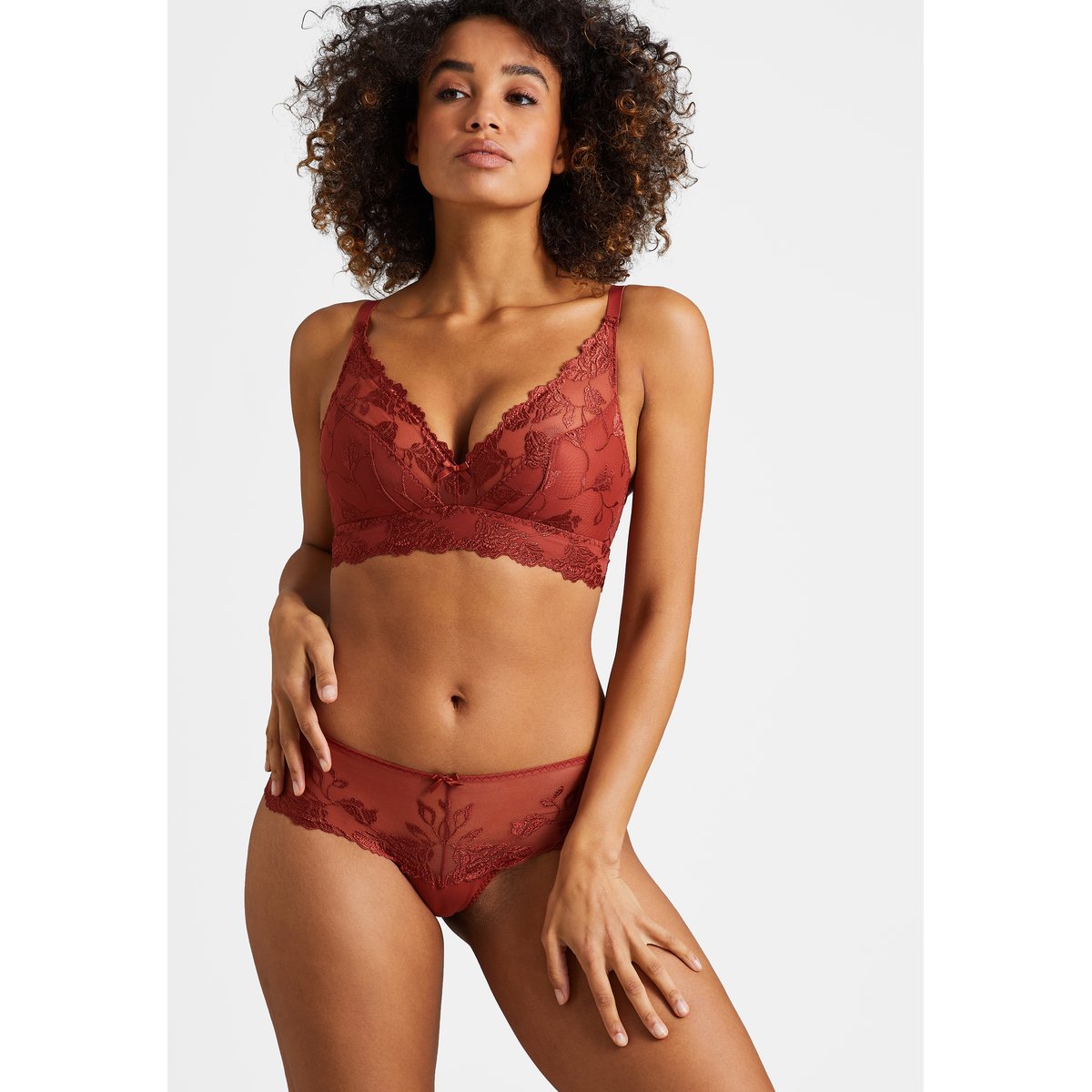 Soutien-gorge Brassiere Softessence marron, AUBADE