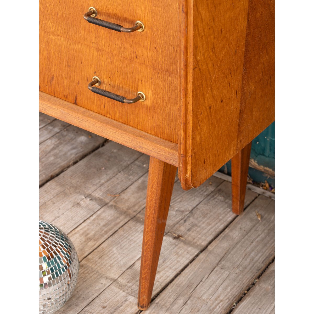 Enfilade en bois Margaret N°478 - Bon état bois foncé, DEBONGOUT