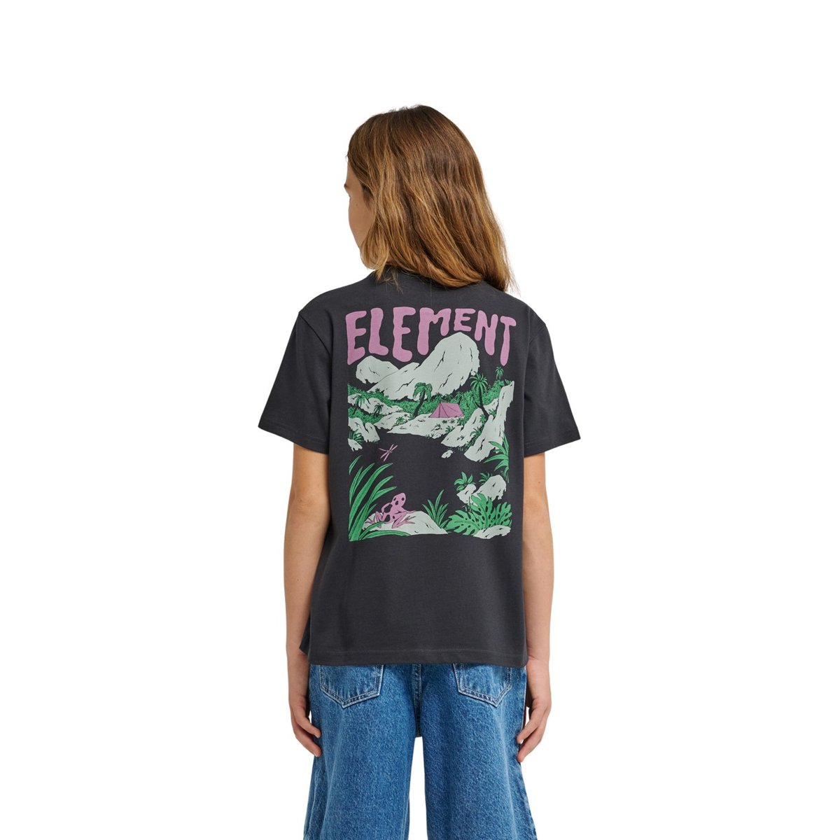 T-Shirt à manches courtes LAKESIDE noir off black, ELEMENT