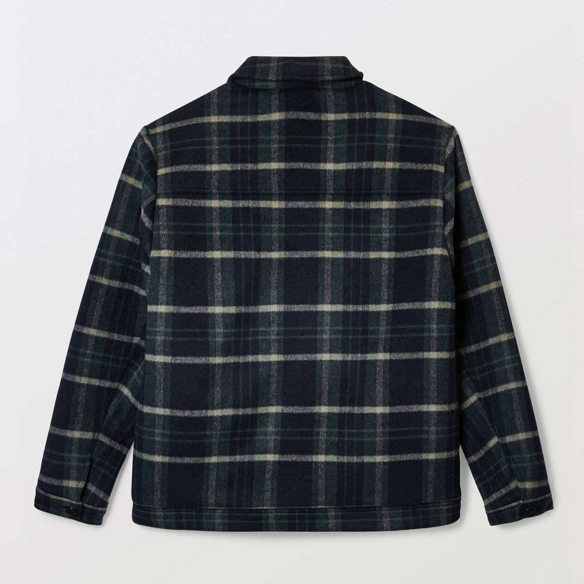 Surchemise à carreaux doublé sherpa contenant da la laine marine, MONOPRIX