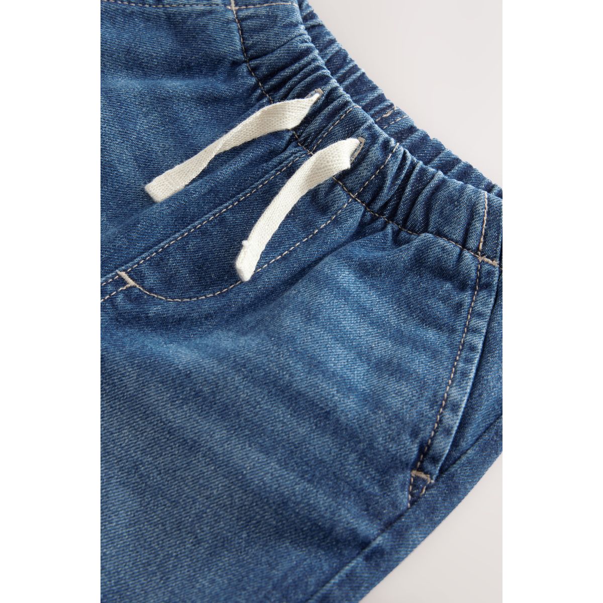 Short à enfiler bleu moyen, NEXT