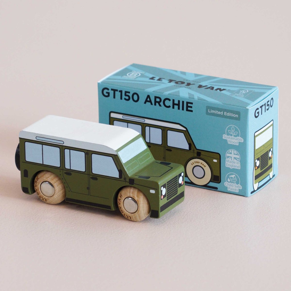 Voiture Archie No 27 vert, LE TOY VAN