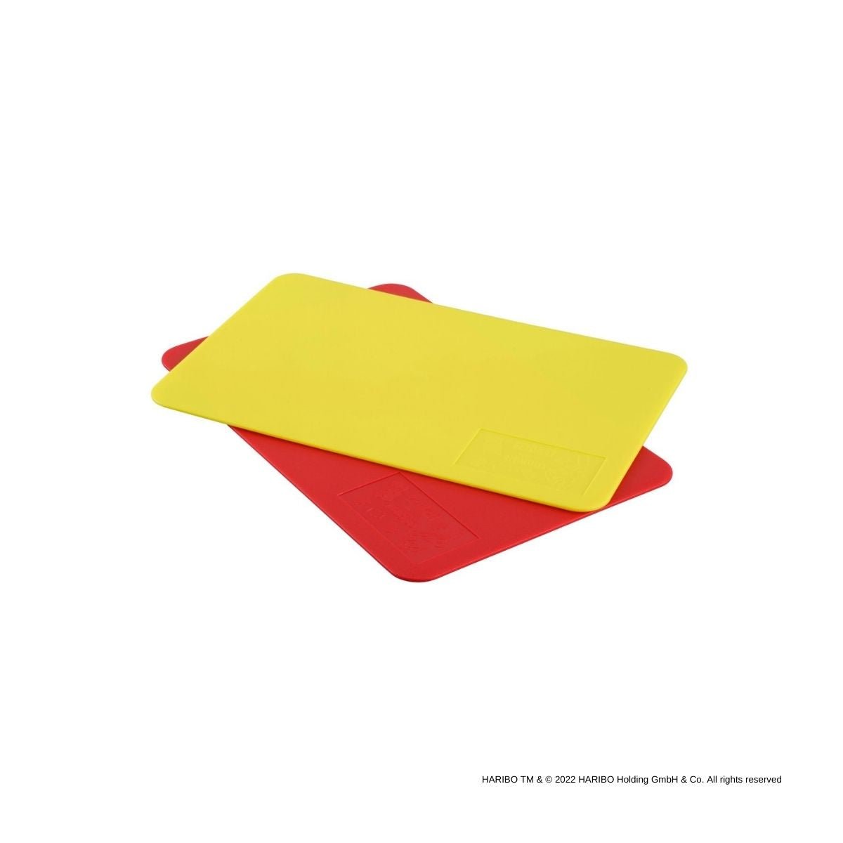 Lot de 2 planches à découper HARIBO jaune,rouge, ZENKER