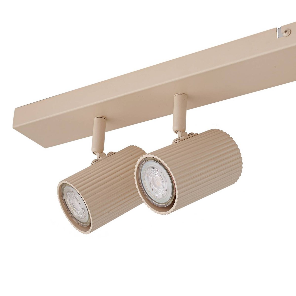 Spot en aluminium moderne, Kardis beige, LINDBY
