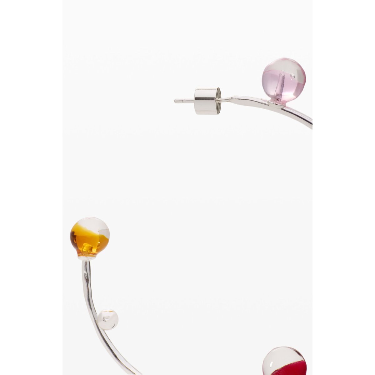 Boucles d’oreilles sphères zalio noir, DESIGUAL