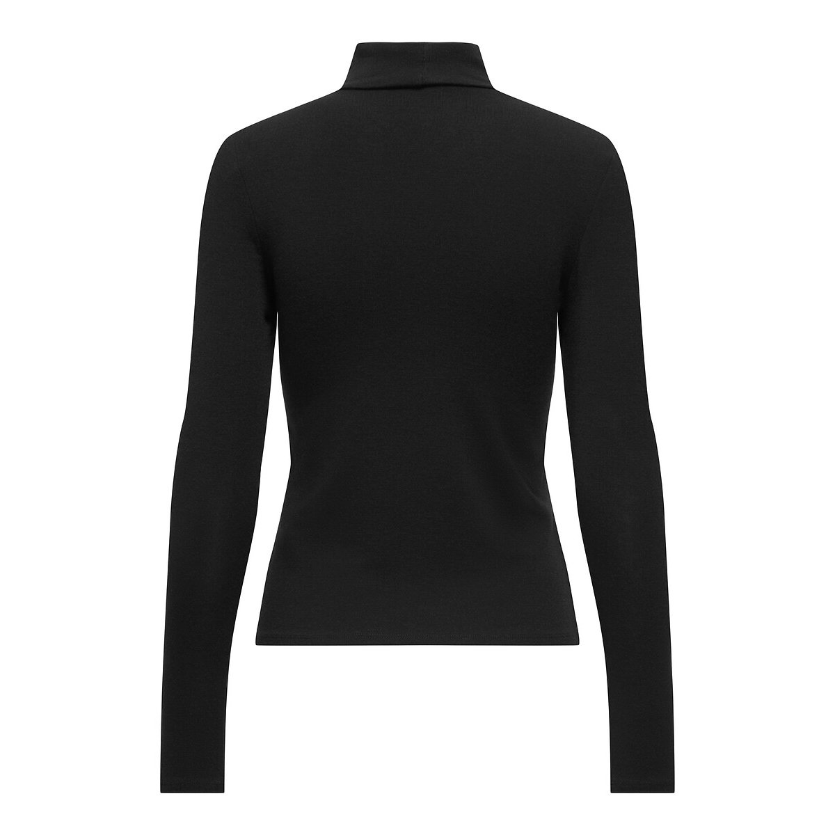 Pull moulant col roulé noir, ONLY