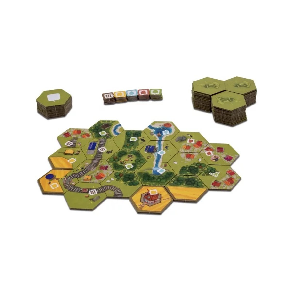 Dorfromantik le jeu de société vert, GIGAMIC