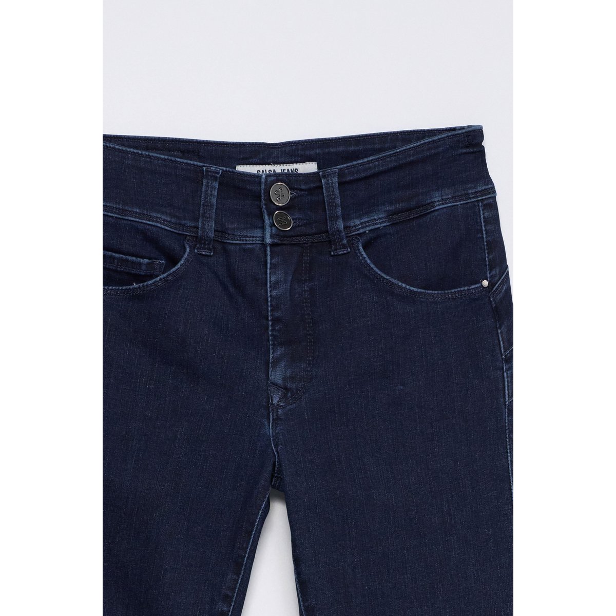 JEAN SECRET PUSH IN CROPPED SKINNY bleu turquoise, SALSA JEANS