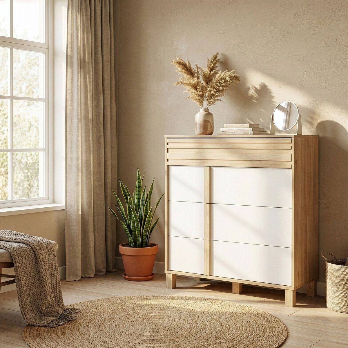 Commode 4 tiroirs - GABRIELLE multicolore, CAMIF