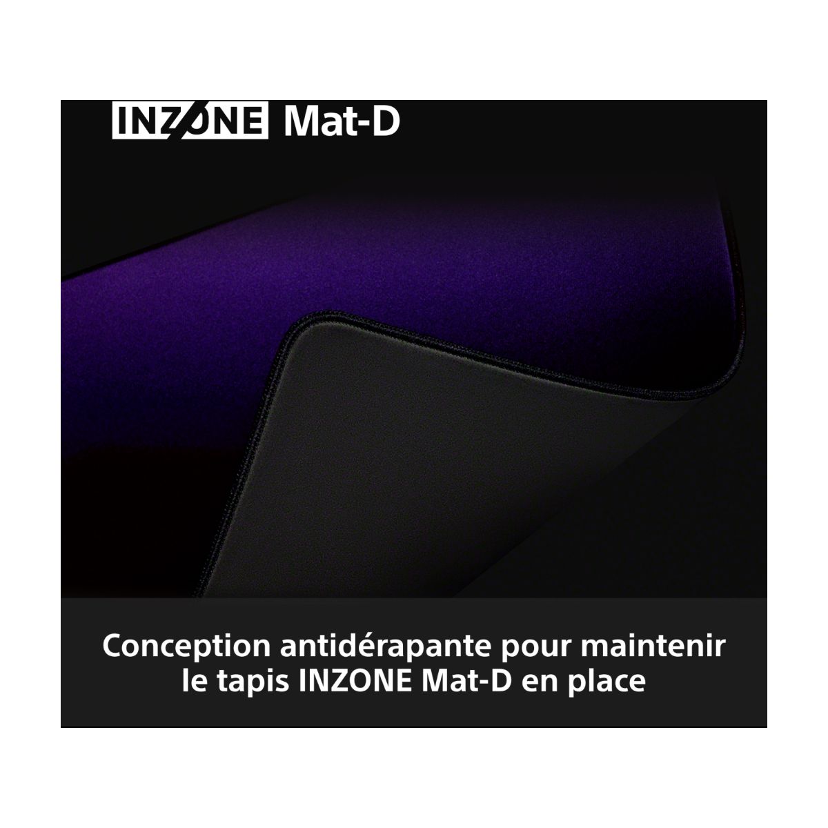 Tapis de souris INZONE MAT-D couleur unique, SONY