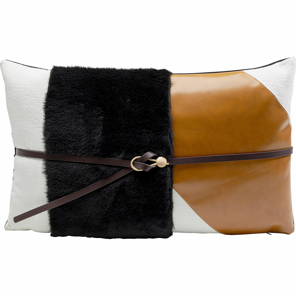 Coussin Belt 50x30cm noir, KARE DESIGN