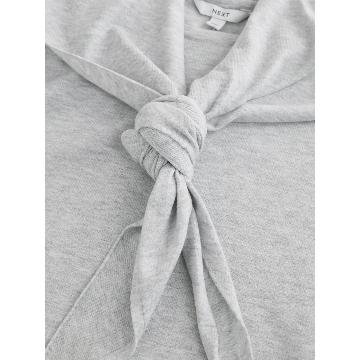 Haut aspect maille à foulard gris, NEXT