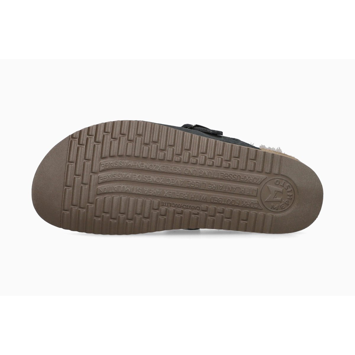 Sandales en cuir HALEXIA bleu foncé 5145, MEPHISTO