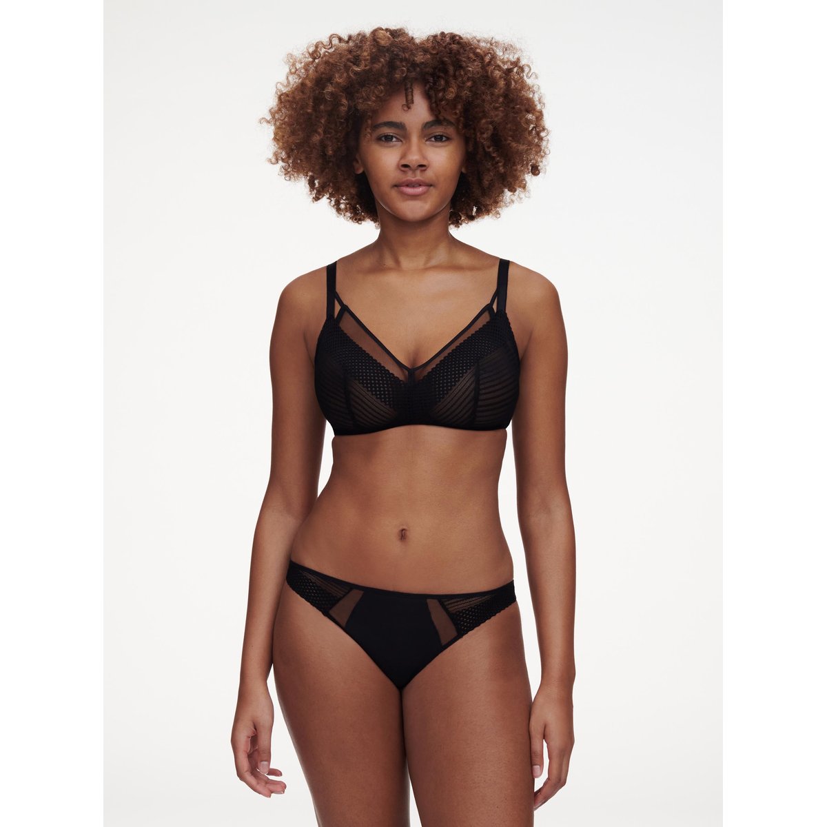 Soutien-gorge sans armature maintien PLAY noir, CHANTELLE PULP