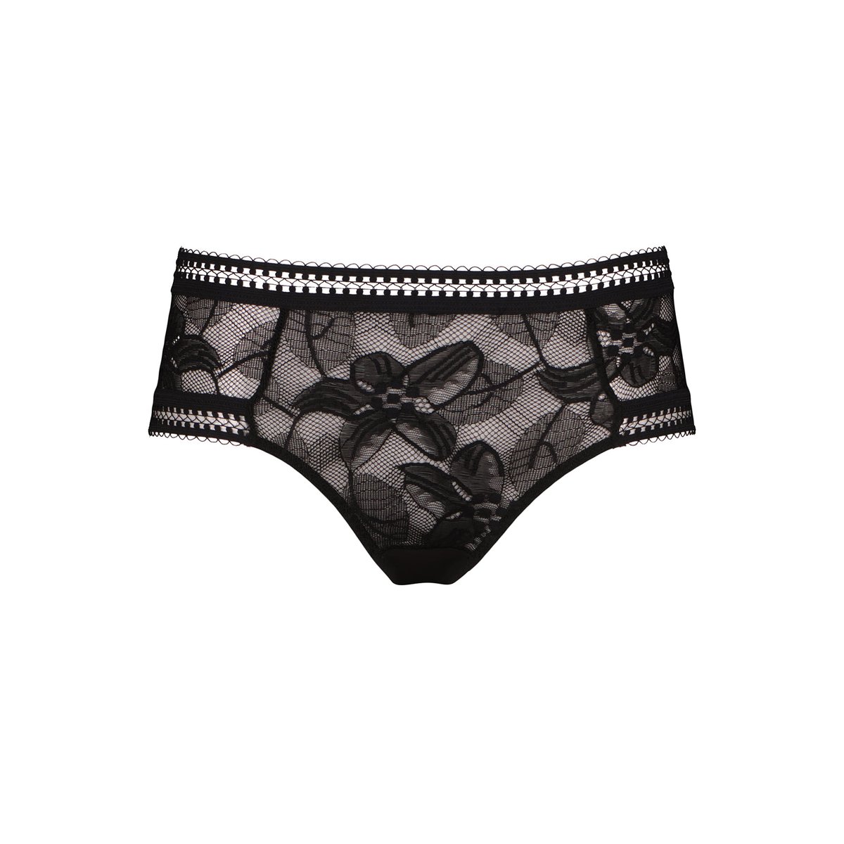 Shorty en dentelle SONGE noir, MAISON LEJABY