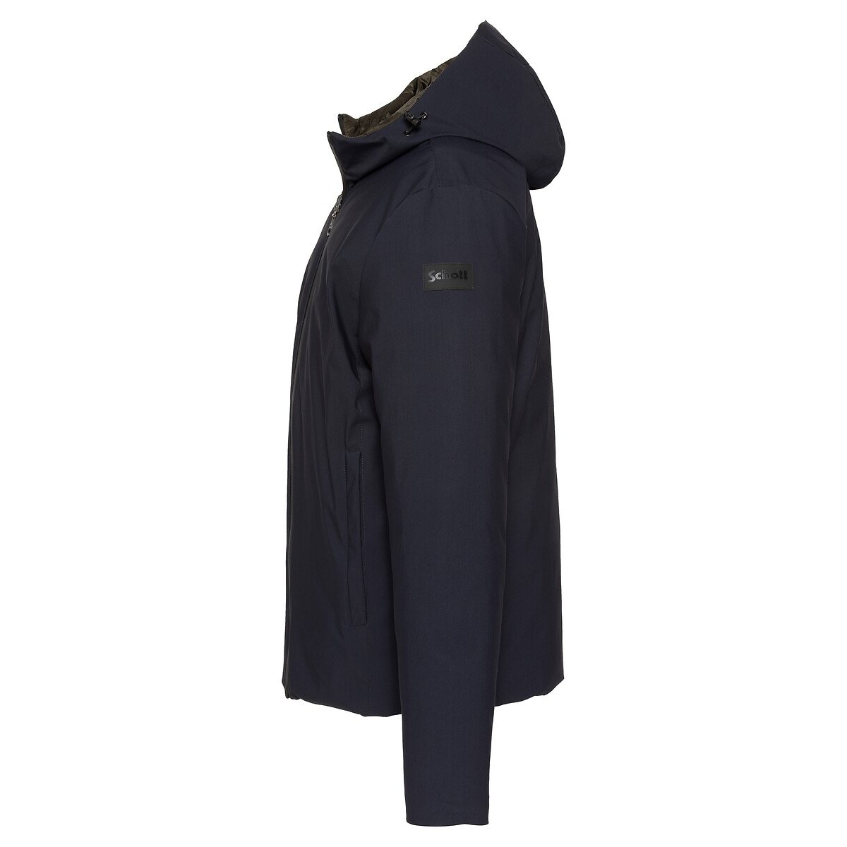 Giacca reversibile, blu navy e kaki, con cappuccio, CANFIELD blu marino/ kaki, SCHOTT