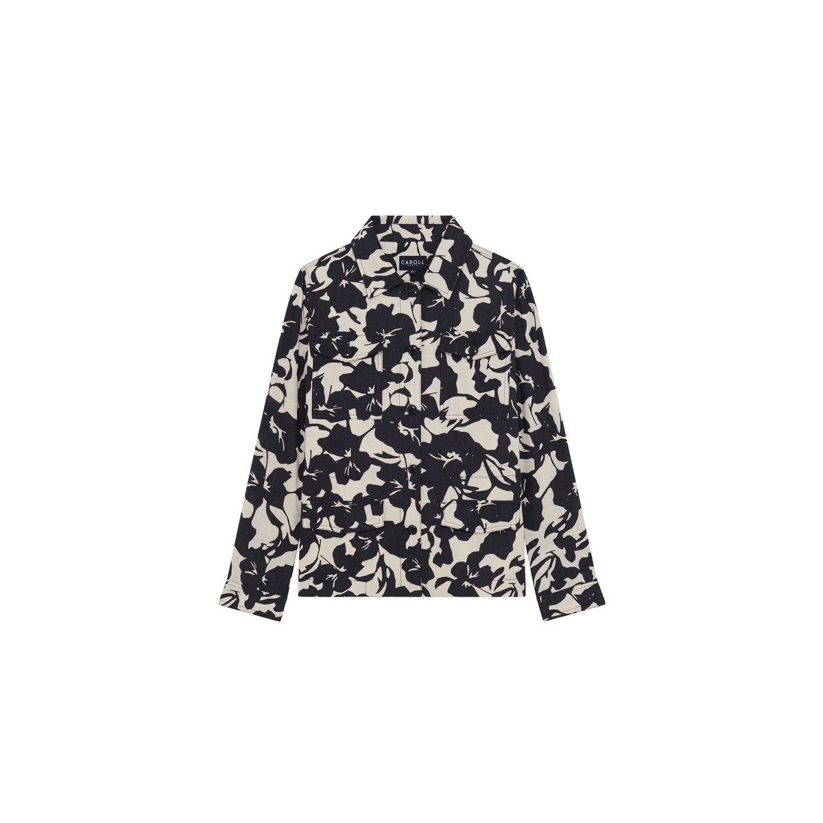 Veste courte en lin GRACE blanc, CAROLL