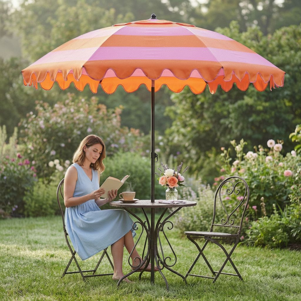 Parasol orange, MICA DECORATIONS