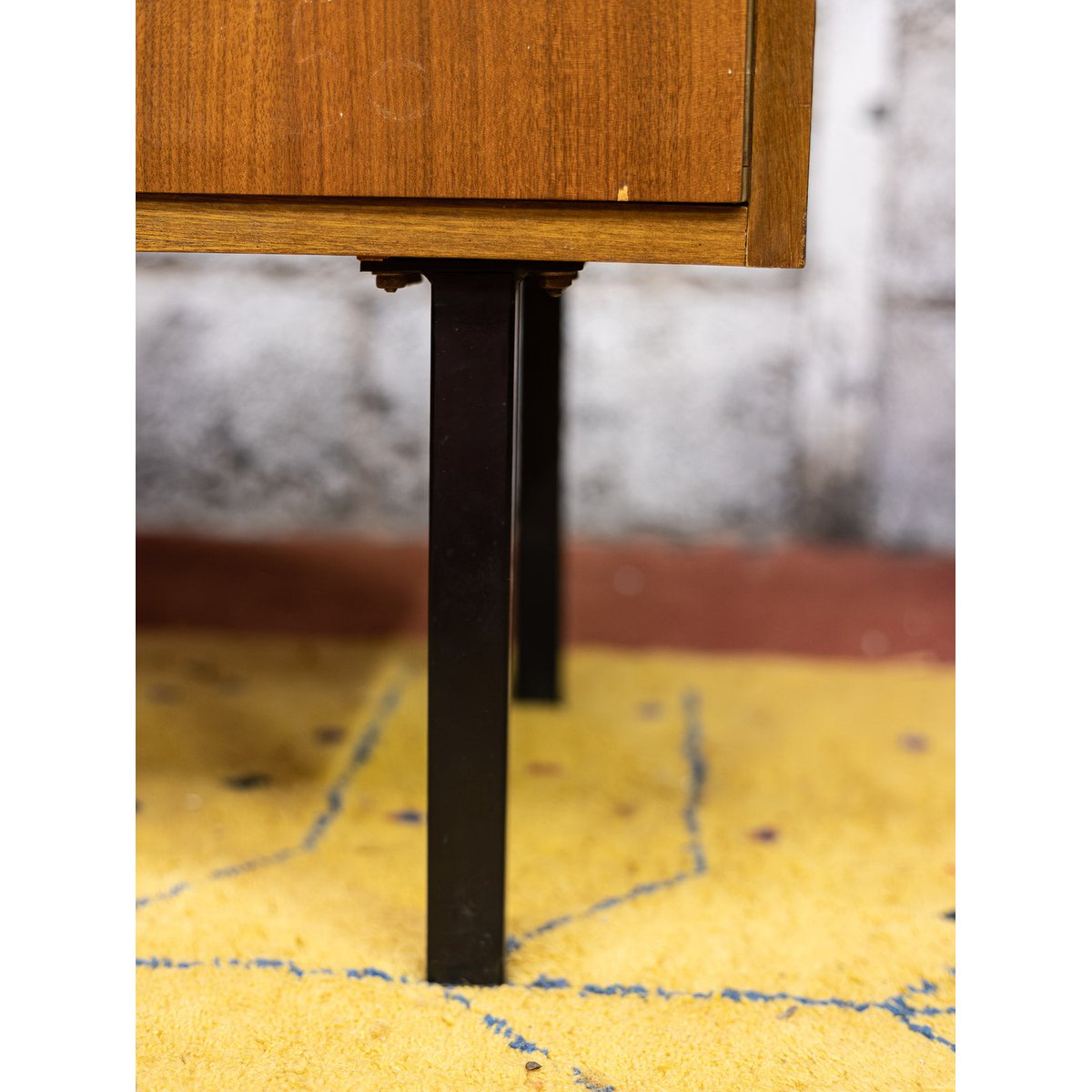 Petite enfilade scandinave Margaret N°789 - Bon état bois foncé, DEBONGOUT