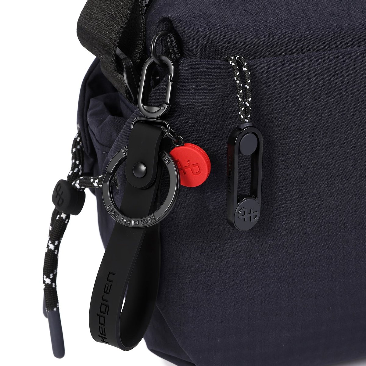 Sac bandoulière moyen modulable multi-poches vulcan blue, HEDGREN