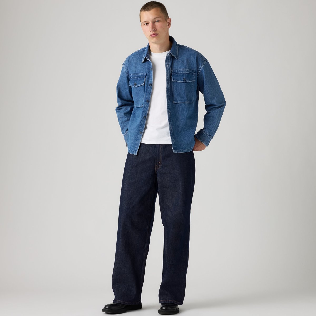 Jean Extra Baggy bleu - rinse ruler, LEVI'S