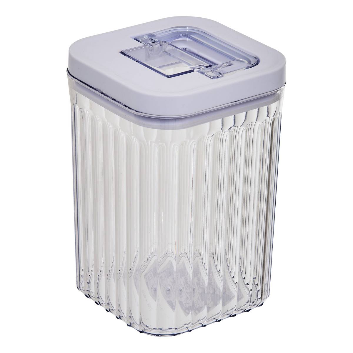 Boîte de conservation carrée 0,9L STREAKS transparent, 5FIVE SIMPLY SMART