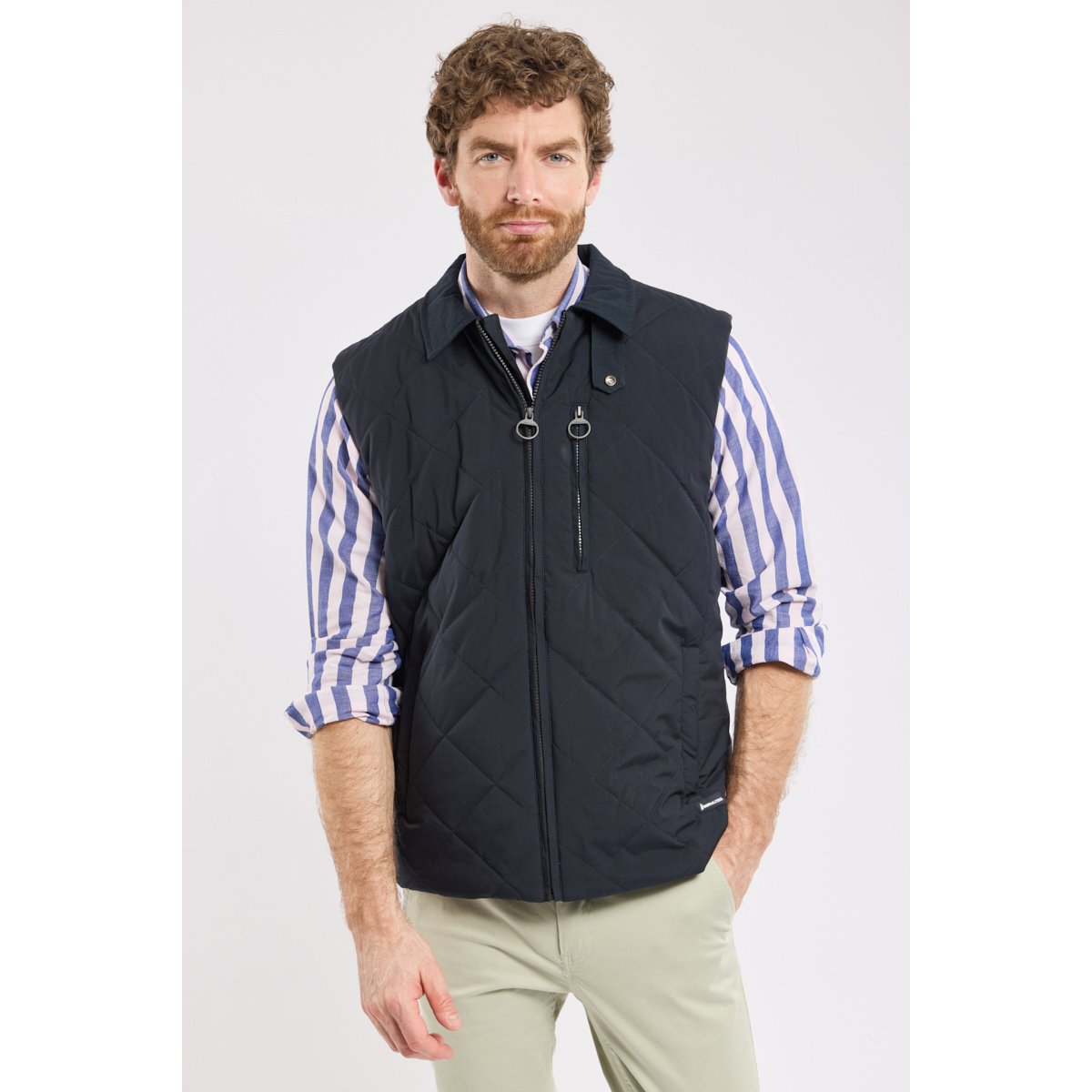 Veste sans manches HERMIONE navy, BERMUDES