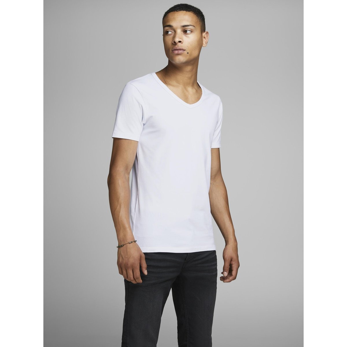 T-Shirt white, JACK & JONES
