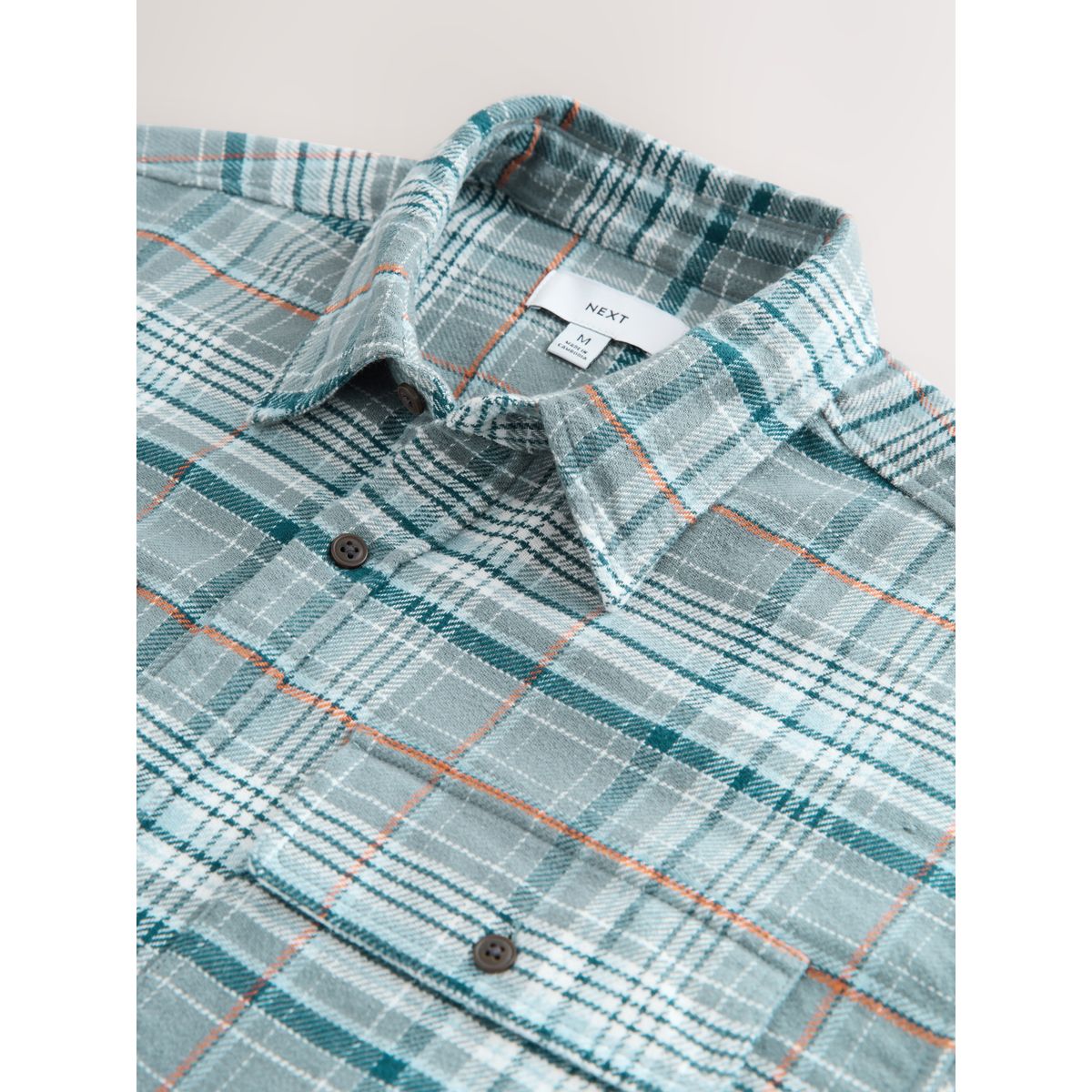 Chemise à manches longues et carreaux bleu, NEXT