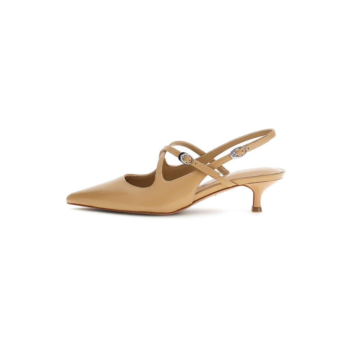 Sandales À Bride En Cuir Yasira rose, GUESS