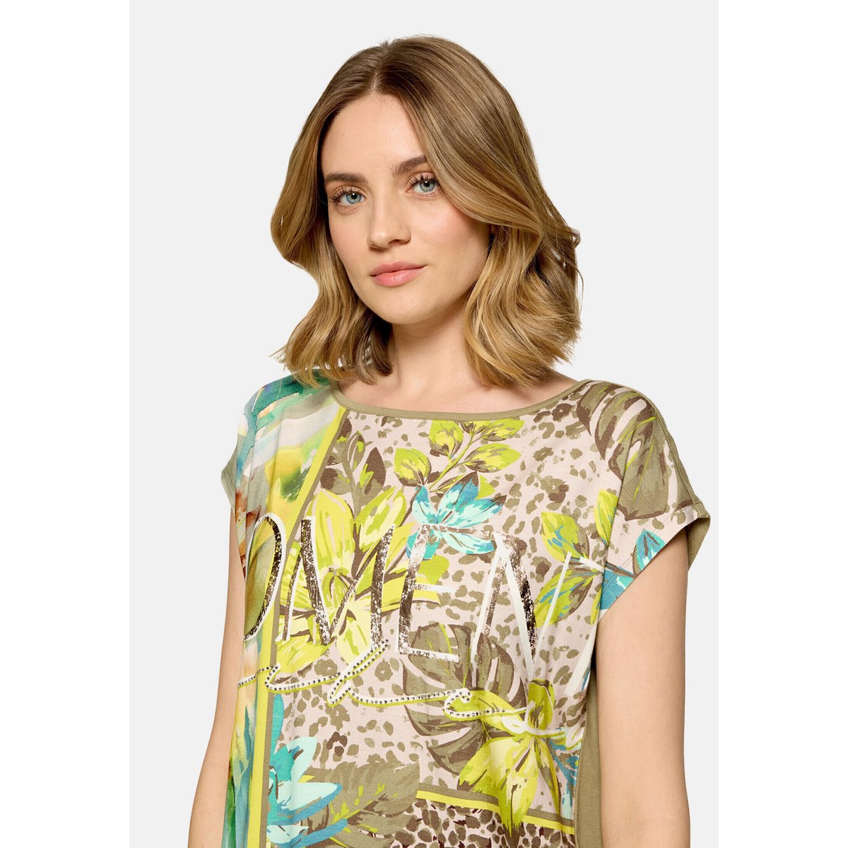 Haut casual à impression beige/yellow, BETTY BARCLAY