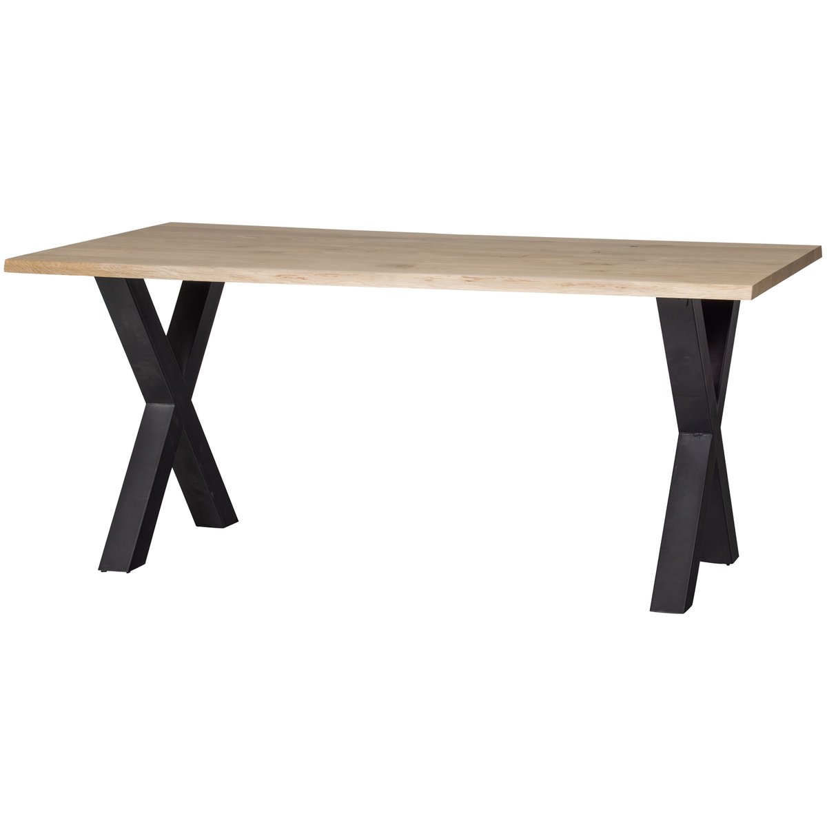 Table à manger en chêne 6 couverts TABLO-B A-PIED blanc, WOOOD