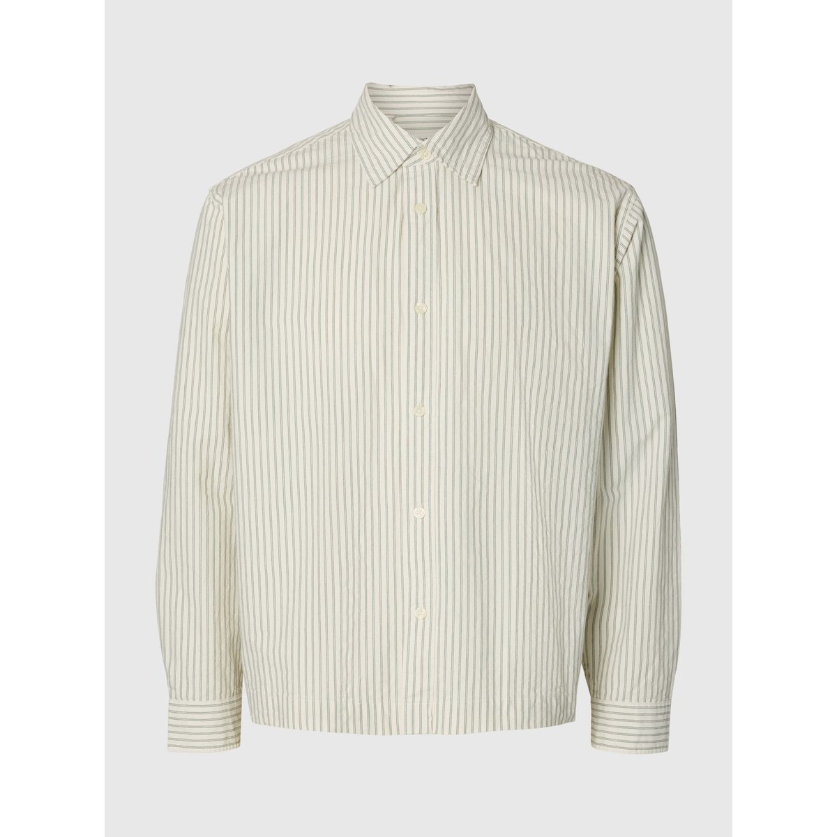 Surchemise gris - pure cashmere1, SELECTED