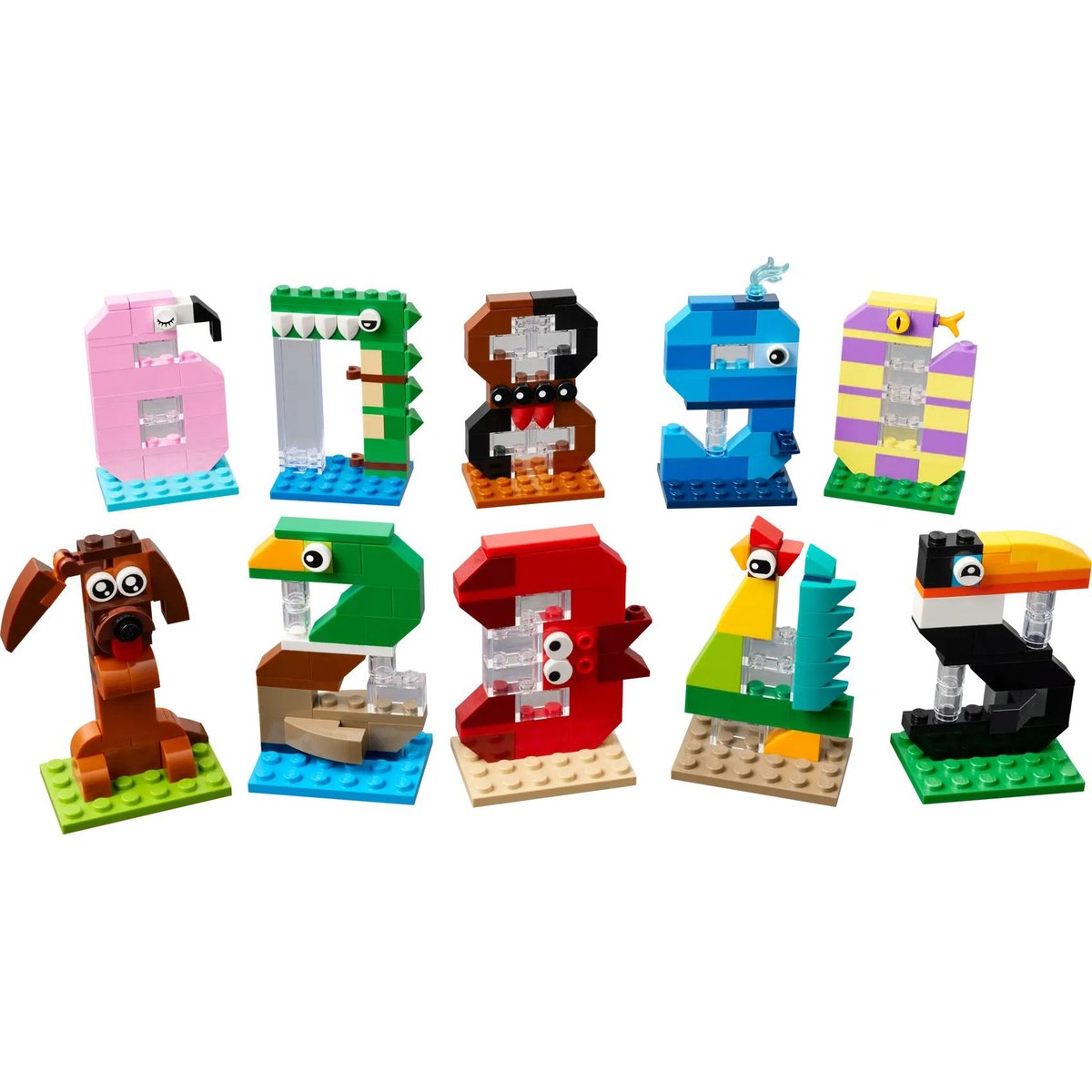 LEGO - Les chiffres d'anniversaire - 40807 multicolore, LEGO