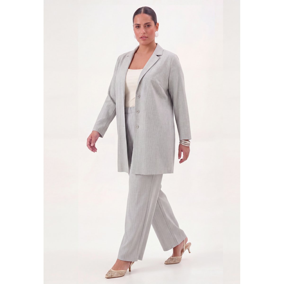Veste /Blazer avec manches longues gris, YOEK
