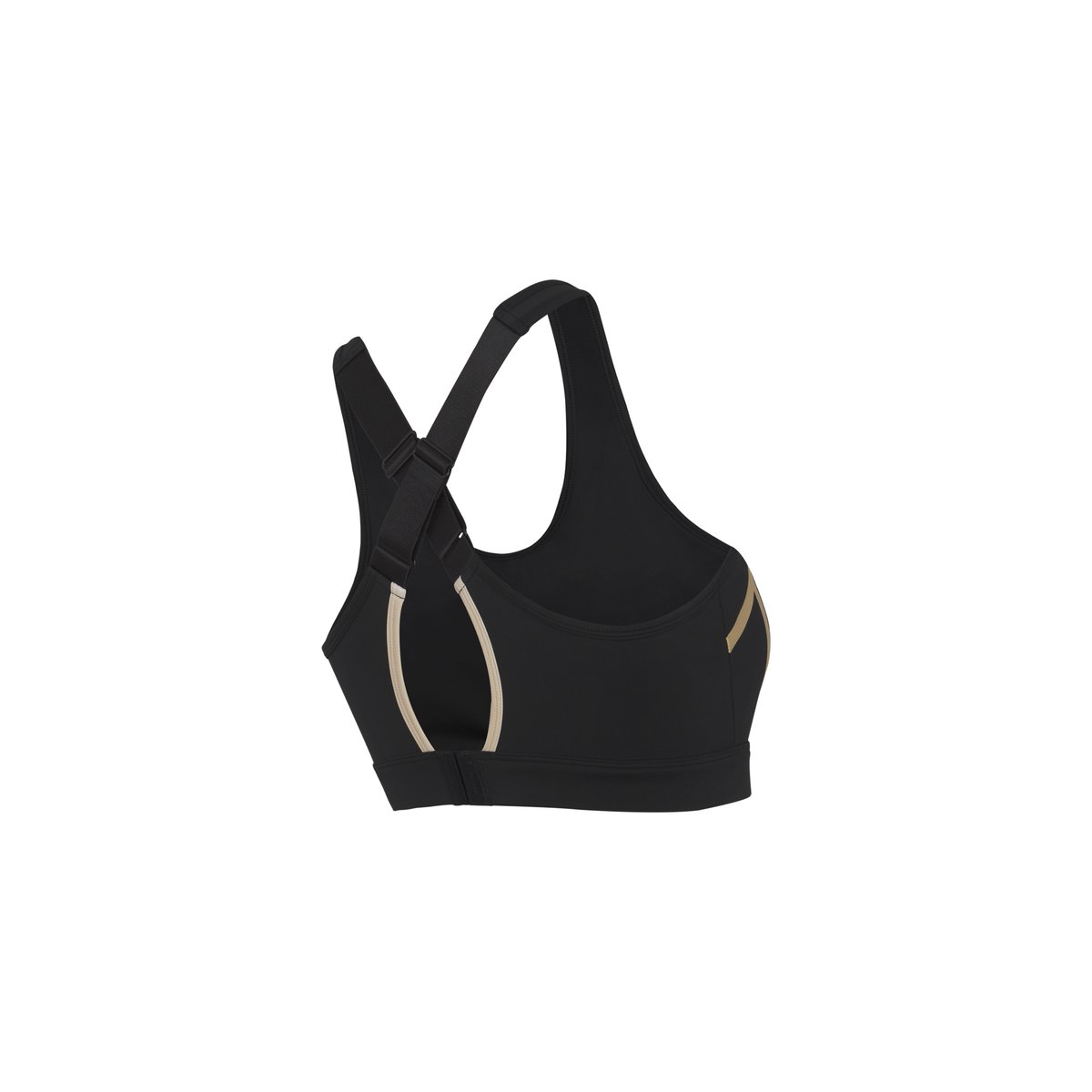 Brassière de sport dos croisé TECH ST7 noir, SELMARK
