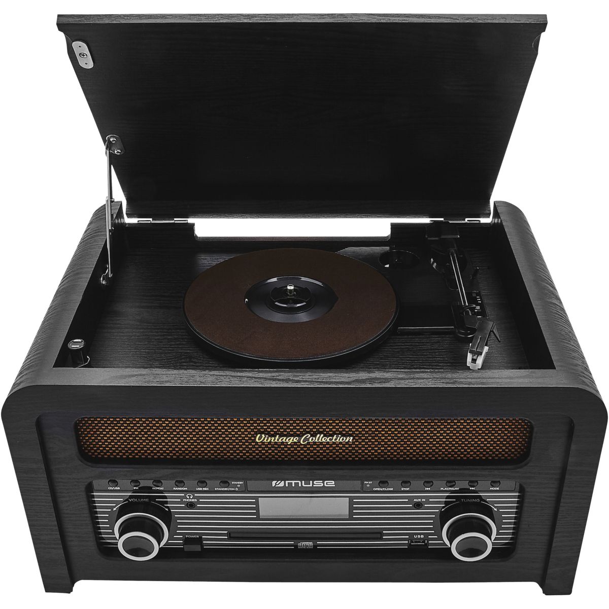 Platine vinyle MT-115 W noir, MUSE