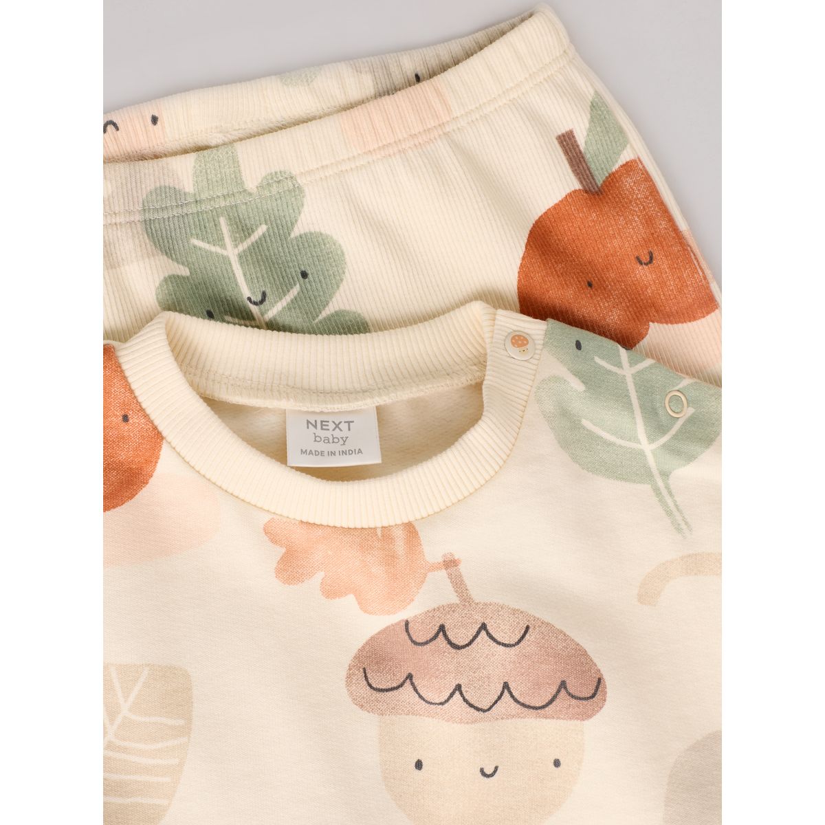 Ensemble sweat et legging bébé orange automnal, NEXT