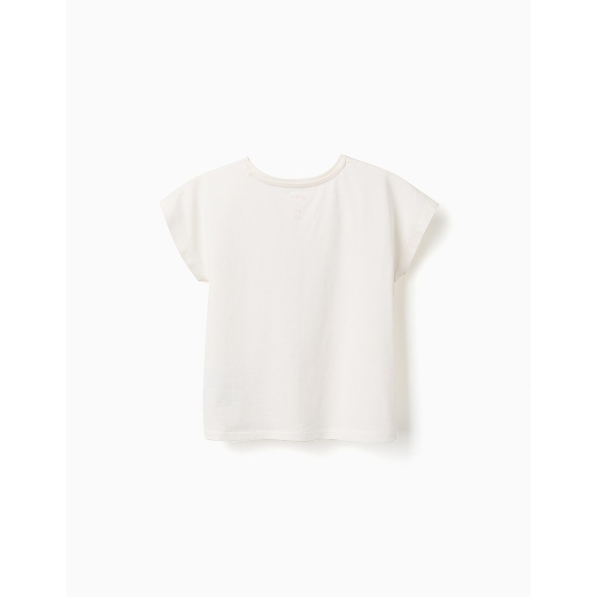 T-shirt en coton avec imprimé Angel beige clair, ZIPPY